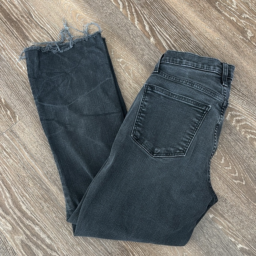Lucky Brand Mid Rise Crop Mini Boot Ava Jeans